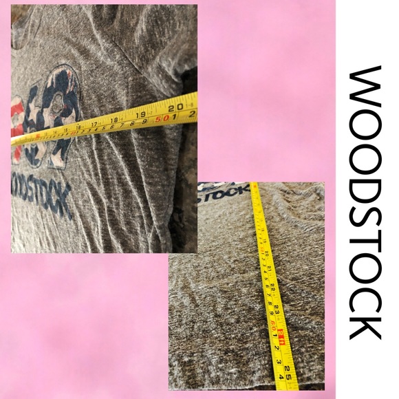 WOODSTOCK 1969 Faded Tee Shirt Medium - Picture 5 of 5